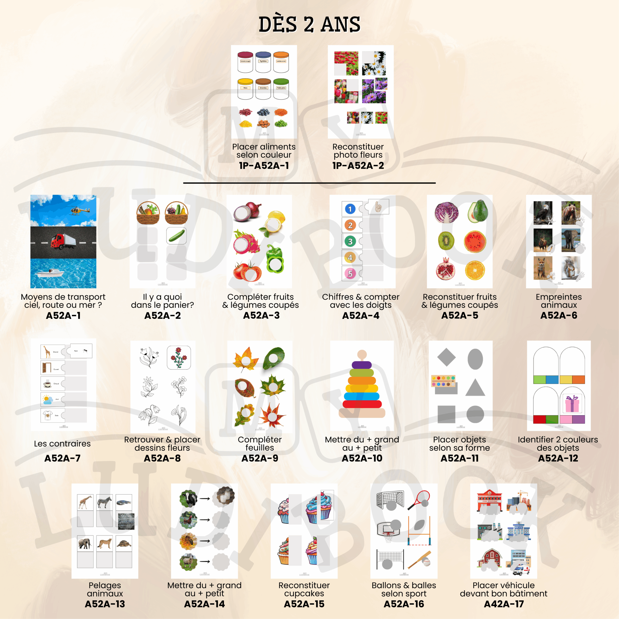 Activités A5 - 2 ans
