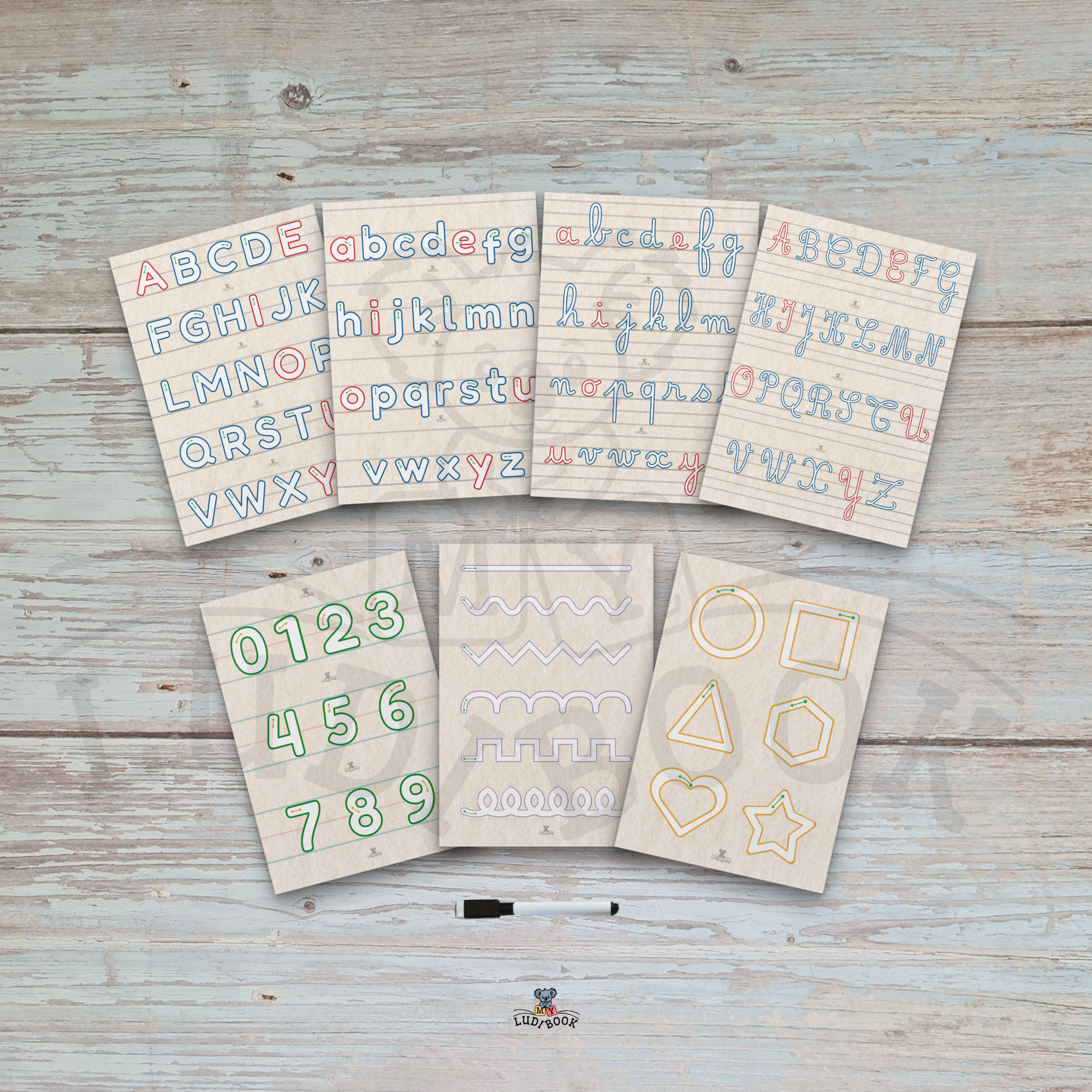 Mes planches d'écriture & graphisme